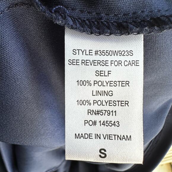 Superfoxx Sheer Stripe Superplice Midi Dress Navy - Picture 8 of 10